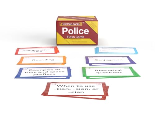 Test Prep Books Test Prep Books Police Officer Exam Study Cards 2024-2025: Police Officer Test Prep With Practice Test Questions [Full Color Cards] thumb #1