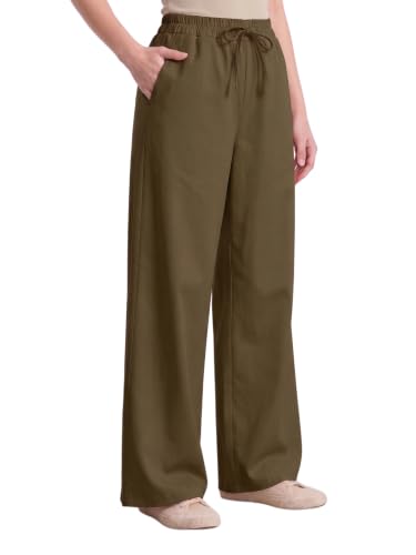 Image of Vogaan Women's High-Waist Korean Trousers with Wide Baggy Fit | Trendy GenZ Streetwear Pants | Trousers | Women Trousers