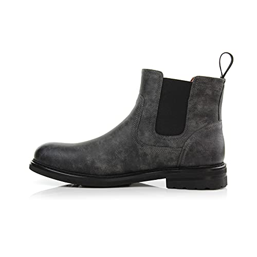 Image of Polar Fox Men's Classic High-Top Chelsea Boot | Stylish Slip-On Ankle Boot for Dress, Casual & Formal Wear