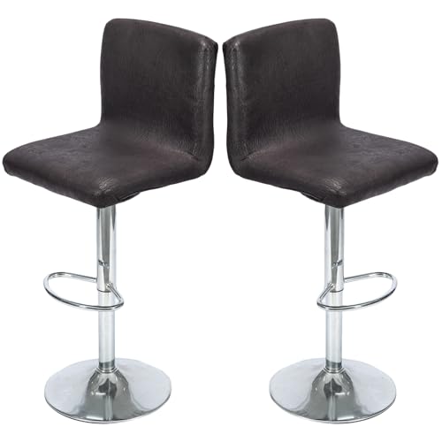 Image of Bar Stool Cover 4pcs Bar Chair Cover Swivel Bar Stool Slipcover | Stretch Counter Height Bar Stool Cover High Back Chair Cover Counter Stool Bar Chair Covers for Kitchen Pub Dining Room,43