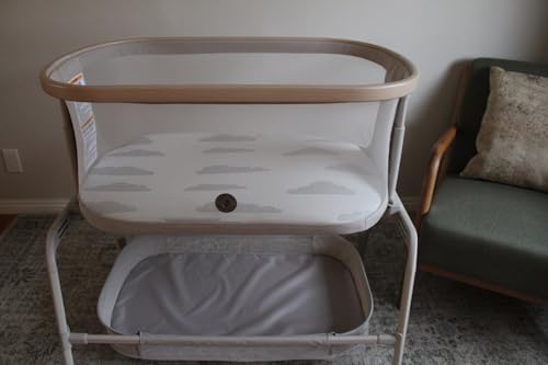 Image of Baby Bassinet Mattress Topper, Waterproof Replacement Pad with Removable & Washable Mattress Covers (for Maxi-COSI Lora)
