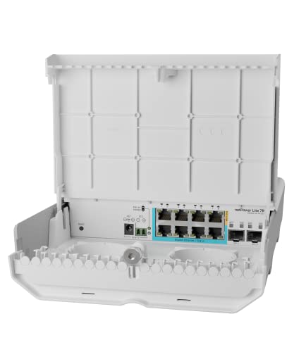 Switch Microtik Netpower Lite Css610-1Gi-7R-2S+Out