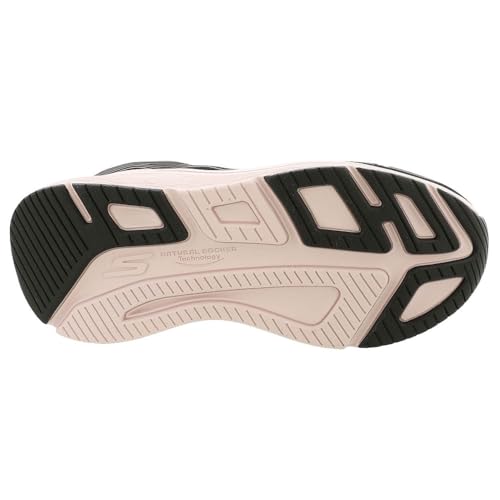Image of Skechers Women's Max Cushioning Elite 2.0 Sneaker, Black /Rose Gold, 6.5