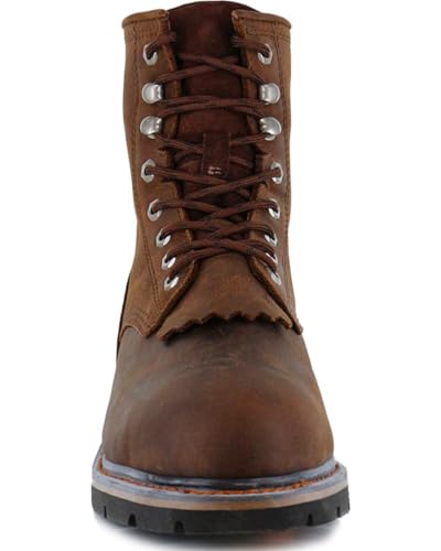 Cody James Men's 8" Mustang Lace-Up Kiltie Waterproof Work Boot Composite - Cwpr24