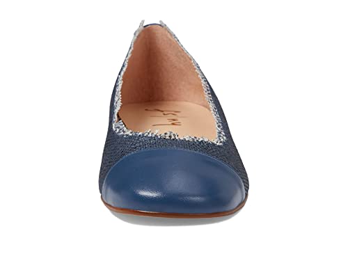 French Sole Imply Navy Raffia 8.5 M2