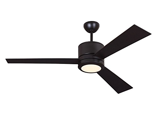 Monte Carlo 3VNR52OZD-V1 Vision 52 Ceiling Fan with LED Light and 2 in 1 Wall/Hand Remote Control, Oil Rubbed Bronze