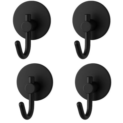 JIALTO 4 pcs Self-Adhesive Stainless Steel Hooks: Heavy-Duty...