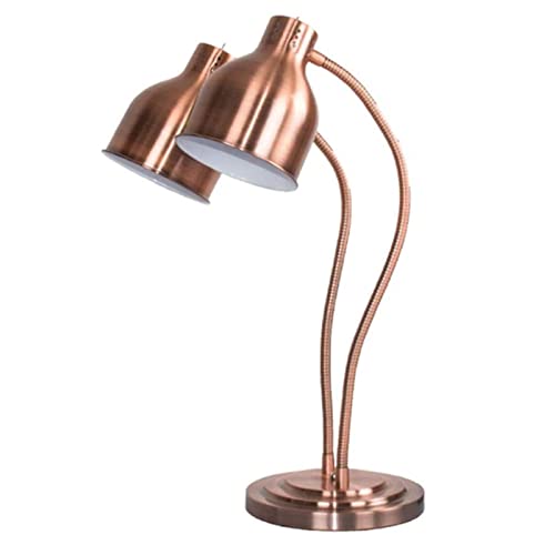CHUANGRUN Lampe Chauffante À Double Tête, Chauffe-Plats, avec Deux Ampoules, Lampe Chauffante Commerciale Électrique Autonome, Restaurant De Cuisine D'hôtel Buffet Garder Les Aliments Au Chaud