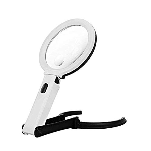 Loupe de bureau pliable avec LED pour lecture et réparation Wisdom - 2