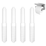 BDEPSTR Portarrollos Papel Higienico,4 Piezas Soporte Papel Higienico de Plástico,Porta Rollos de Papels Higienico,para Rollos de Diferentes Tamaños,para Baño y Hogar