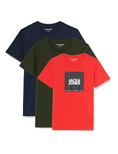 JACK & JONES JJLOCK Tee SS Crew Neck 3PK MP