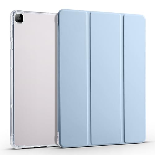 Coque Huawei Matepad T10s et T10 intelligent étui bleu ciel avec porte-crayon - 2