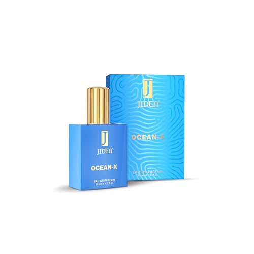 Image of JIDEN Luxury Ocean-X Eau De Parfum For Man Fresh Aqua Long Lasting with Seawater,Mint,Lemon Top Notes | Perfume For Men, 30ml - Valentine Gift for Boyfriend | Valentine Gift for Husband