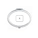 Keyboard Symbol X Art Deco Gift Fashion Mirror Portable Fold Hand Makeup Double Side Glasses