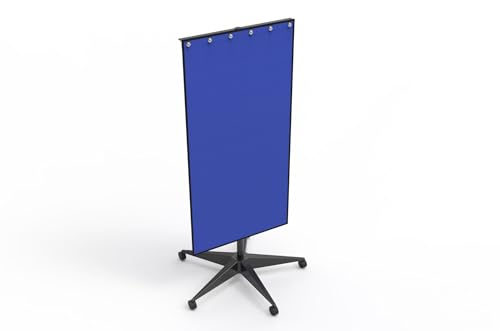 Image of Mobile Lead Porta-Shield - 0.50 mm Pb Eq - Adjustable 24-48″ Height - 24″-Diameter Five-Caster Base - Panels 24 inch x 48 inch - 1 Pack