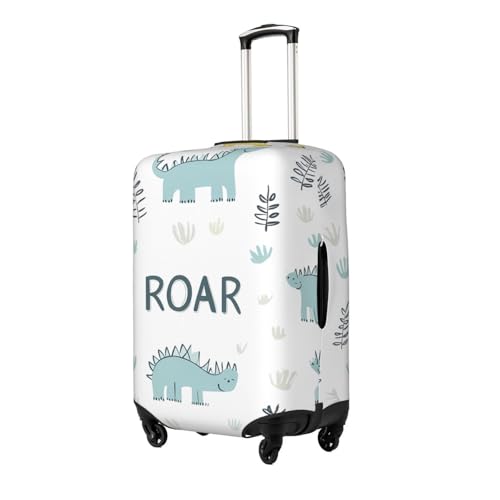 Roar Dino Luggage Cover for Suitcase Cute Dinosaur Elastic Suitcase Cover Protector Luggage Sleeve Anti Scratch Dust Fits 22-24 Inch2