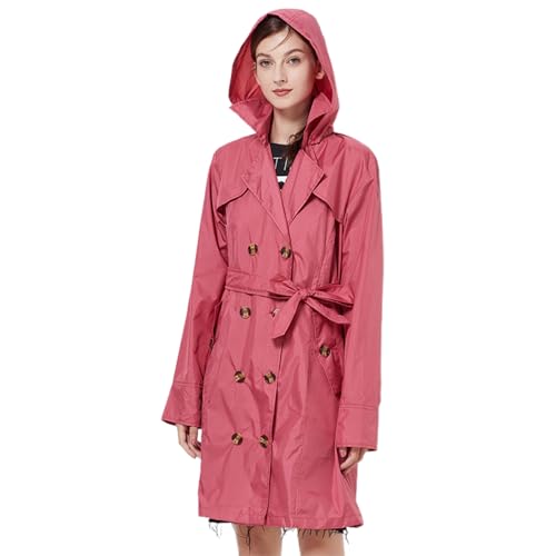 Trench-coat femme élégant veste pluie mi-saison et manteau coupe-vent chic