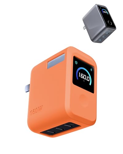 Funda de silicona Anker Prime 160W ideal para proteger el cargador de caídas en casa