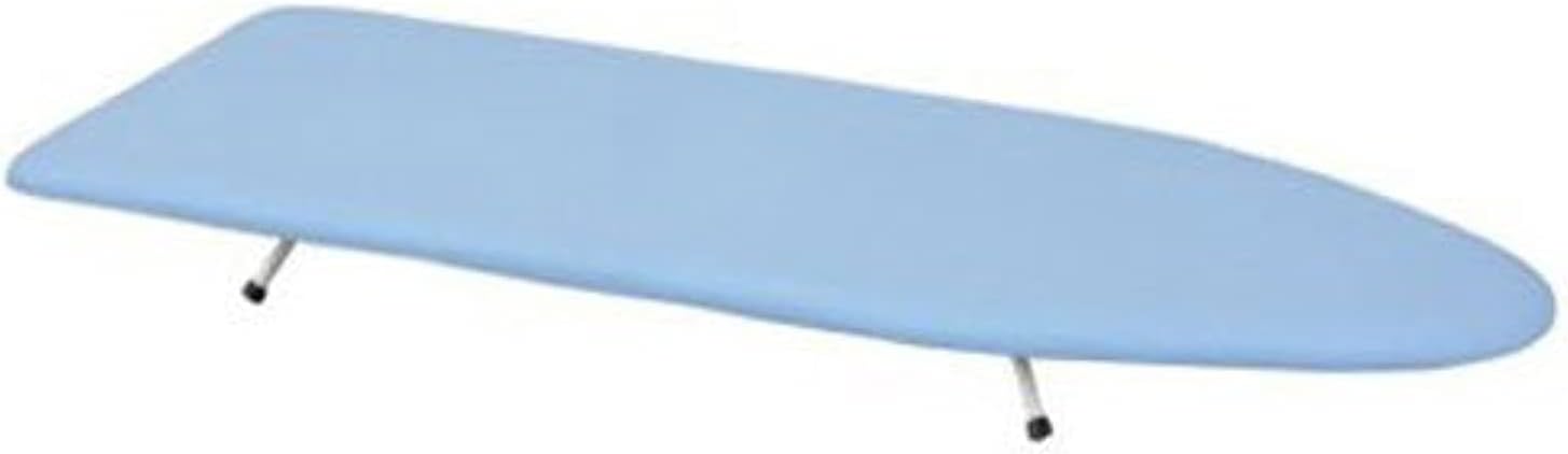 Household Essentials120101-0 Collapsible Space Saving Tabletop Ironing Board with Folding Legs | Blue, 12" X 31"