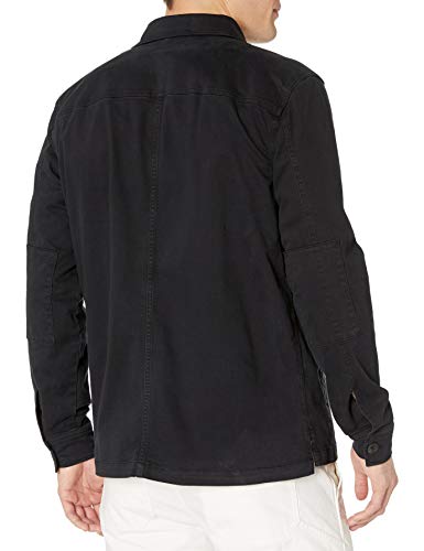 Paige Men's Alva Military Jacket, Black, S #TOP5