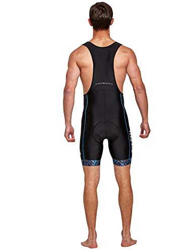 image for FitsT4 Sports FitsT4 Men's Cycling Bib Shorts 3D Padded Bike Shorts Ro