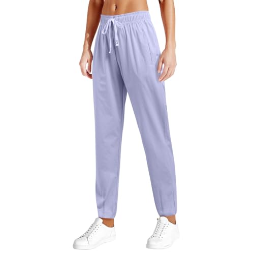 Image of Ice Silk Pants for Women Plus Size Quick Dry Athletic Pant Sports | Outdoors with Pockets