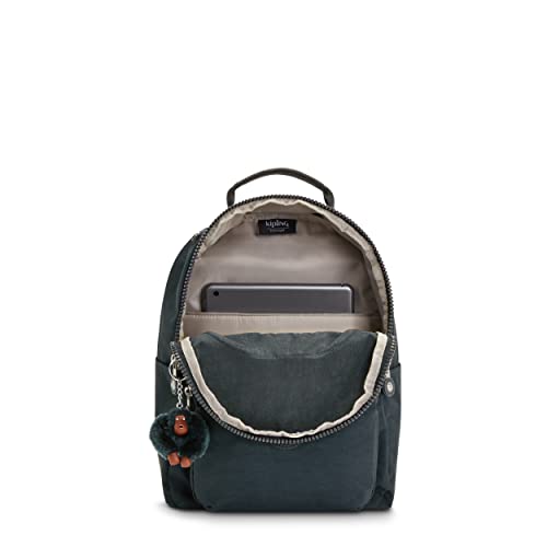 Image of Kipling Women's Seoul Small Backpack, Durable, Padded Shoulder Straps with Tablet Sleeve, Bag, True Blue Tonal, 10.5''L x 13.75''H x 6.75''D (KI40824DX)
