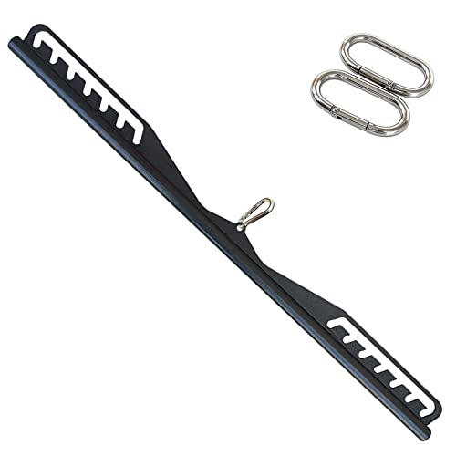 Image of Adjustable Lat Pull down Bar, Cable Machine Attachments for Gym, Home Gym Fitness T-bar Row Pulldown Attachments, Lat Pull Down Machine Wide Grip Neutral Grip Handle