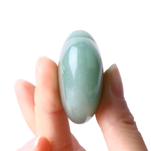 Image of 40mm Natural Green Aventurine Large Heart Stones Healing Crystals Gemstones Gifts Heart Shaped Rocks for Home Decor Reiki Meditation Women