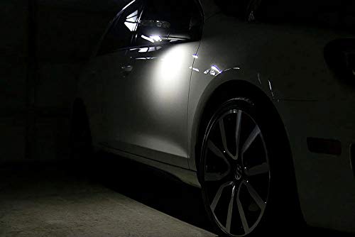 Luz LED blanca para espejo lateral iJDMTOY para Volkswagen miniatura 3