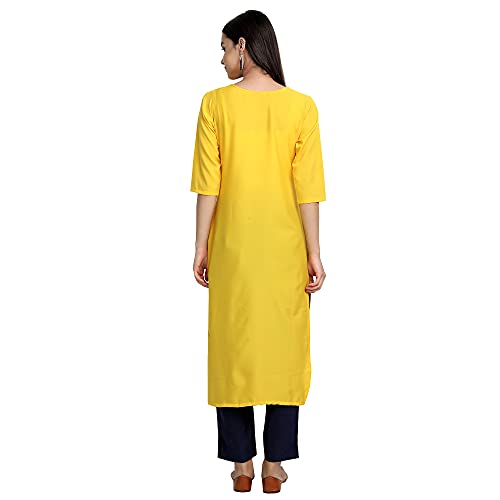 Image of Women's Crepe Regular Kurta