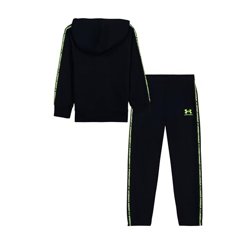 Image of Under Armour Boys' 2-Piece Hoodie Set, Full Zip Sweatshirt and Fleece Pants