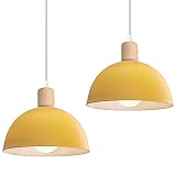 🍭【Bombilla NO Incluida】 Compatible con bombillas E27, máx. 60W/bombilla, voltaje: 110-240V. Esta lámpara de techo tiene un efecto excelente con una bombilla blanca y una bombilla cálida. Es adecuado para dormitorio, cocina, bar, comedor, cafetería, sala sólida, oficina.