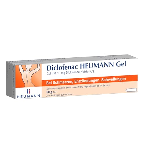 Diclofenac HEUMANN Gel: Allroundtalent bei Schmerzen, Schwellungen und Entzündungen, 50 g