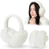 [雲見] 耳当て 防寒 レディース 冬 極暖ふわふわ裏起毛 イヤーマフ 防風 寒さ対策 保温 折りたたみ式 耳カバー 軽量 可愛い 通勤 通学 男女兼用スポーツ お出かけ 蓄熱効果アップ 携帯便利