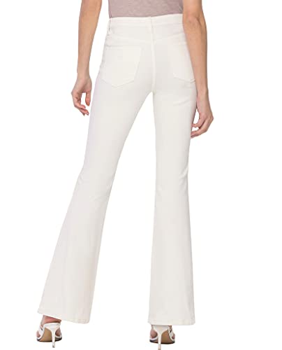 Flying Monkey Ivory Flare Jeans High-Rise Long Length3