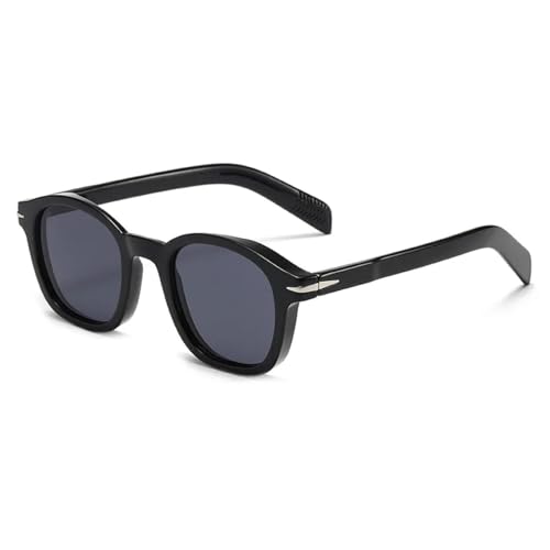 Lunettes de soleil rondes vintage MUTYNE à monture épaisse résistante et verres anti-reflets