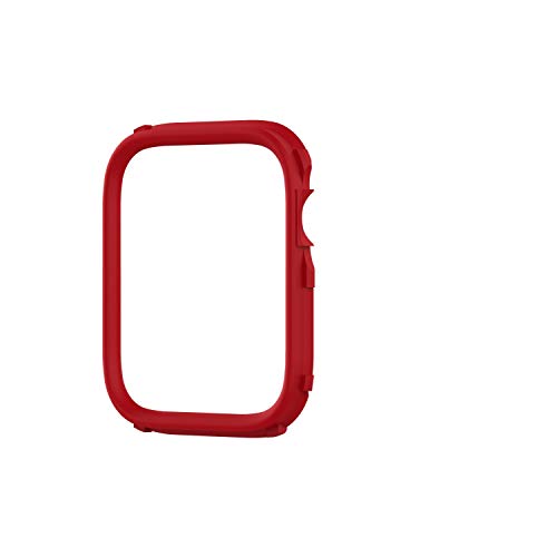 RhinoShield Bordure pour CrashGuard NX Compatible avec Apple Watch Se/série 6 / série 5 / série 4 [44mm] et série 3 / série 2 / série 1 [42mm] | Comprend Uniquement la Bordure - Rouge