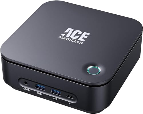 ACEMAGICIAN Mini PC Ιntel Core i5 1135G7 (fino a 4,2 GHz), 16GB DDR4 RAM 512 GB SSD Mini Computer, Dual-Band WiFi,Type-C/DP/HDMI Triple Output,Iris Xe Graphics 8K,Fingerprint Micro Desktop PC