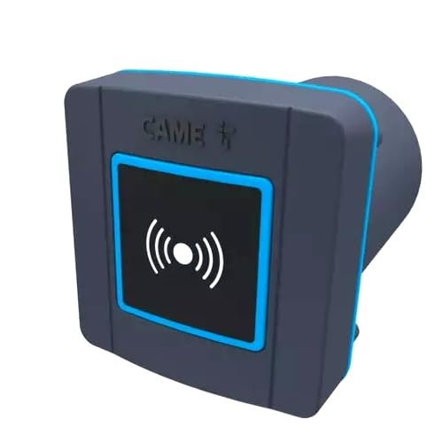 Dieffematic SELR2BDG Selettore Transponder BUS CXN da Incasso - Retroilluminazione Blu per Tessere e TAG - Grigio RAL7024