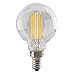 Satco S8553 Candelabra Bulb in Light Finish, Clear