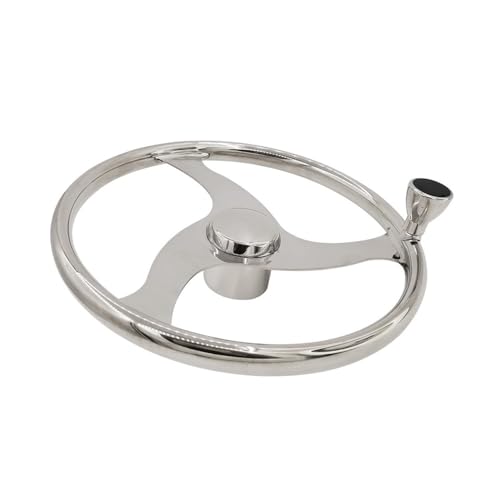 Volant en acier inoxydable pour yacht et hors-bord 15.5 pouces