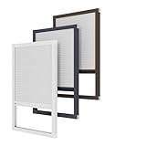 Hoeflife Cellular Shades Cordless Blackout, Skylight Blinds for Windows Roof Window Shades for Home, Room Darkening Honeycomb Blinds for Doors - Custom Cut to Size(Blackout, White)