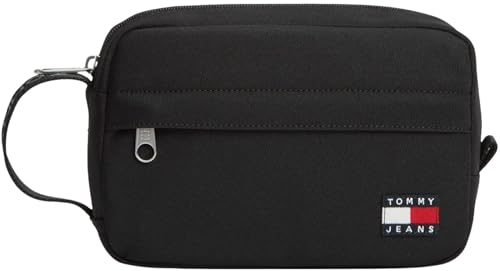 Tommy Jeans TJM Ess Daily Washbag Am0am14212, Trousse de Toilette Homme, Black (Black), Taille Unique