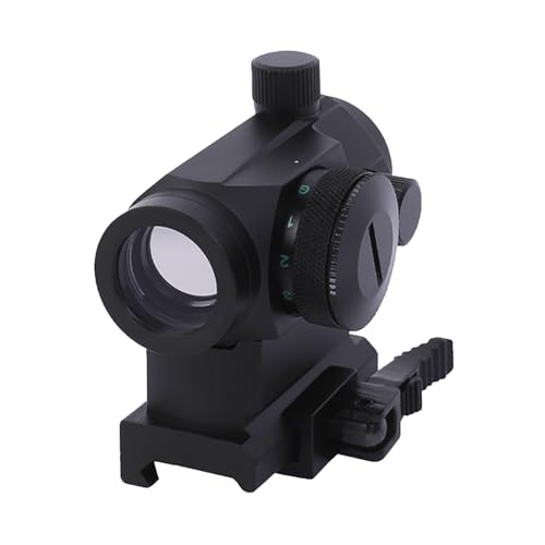 Red Win Otis 1x22 5 MOA Red Dot Scope Cap Adjust 5 Level Red Green Illuminated Scope with Mount Compact Red Dot