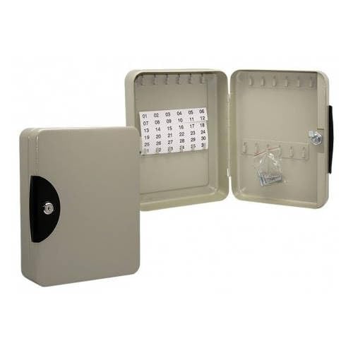 Caja guardallaves - metálica para 54 Llaves, Color Gris, diseño práctico y Robusto, Ideal para organización y Seguridad en el hogar o Oficina.