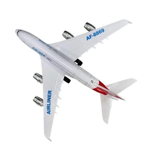 Image of Breatoi! 1:750 Scale Die-Cast Airliner Mini Pullback Plane Toy Vehicle with Lights & Sounds | Compact Aviation Collectible