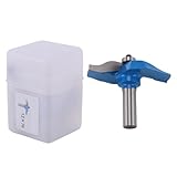 Eujgoov Cove Erhöhtes Panel -Router Bit 1/2 Zoll Schaftschiene und Zapfen für die Türherstellung