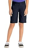 Classroom School Uniforms girls Plus Size Low Rise Khaki Shorts, Dark Navy, 20 Husky