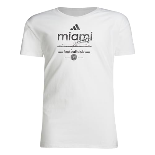 adidas Kids' Inter Miami Cf Vintage World Pre-Game Short Sleeve T-Shirt